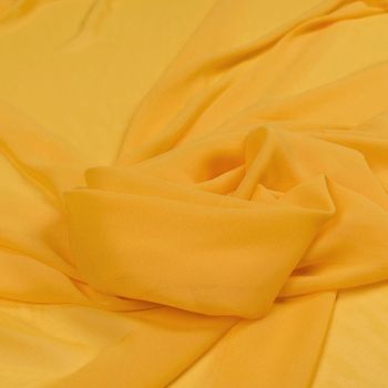 Šifonas, apelsino geltonas, likutis 1.25x1.40m|Audiniai|TavoSapnas