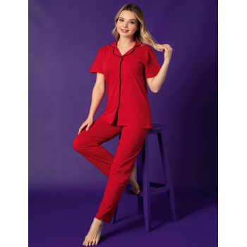 Medvilninė pižama Strawberry, L-XL dydis|Prekės namams|TavoSapnas