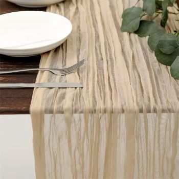 Stalo takelis Gauze Beige, 90x180 cm|Prekės namams|TavoSapnas