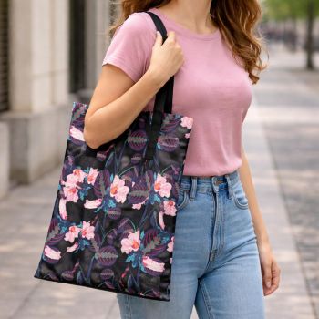Neperšlampantis laisvalaikio krepšys Night Flowers|Prekės namams|TavoSapnas