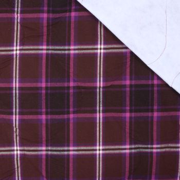 Viskozinis striukinis pamušalas su pašiltinimu, Tartan|Audiniai|TavoSapnas