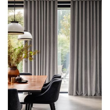 Matuojama veliūrinė užuolaida Matte Grey, aukštis 320 cm|Užuolaidos|TavoSapnas