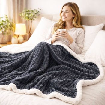 Pliušo pledas Pino, 200x220 cm|Patalynė|TavoSapnas