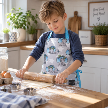 Vaikiška prijuostė Drambliukai, 6–9 m.|Namų tekstilė|TavoSapnas