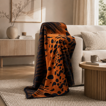 Medvilninis pledas Fashion Collection Savana, 150x200 cm|Patalynė|TavoSapnas