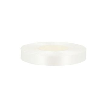 Juostelė atlasinė, pieno balta 12mm|Siuvimo priedai|TavoSapnas