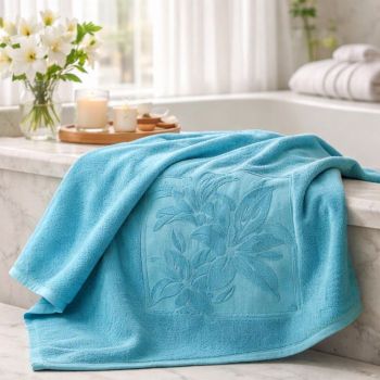 Mikropluošto rankšluostis Turkio gėlė, 50x100 cm|Prekės namams|TavoSapnas