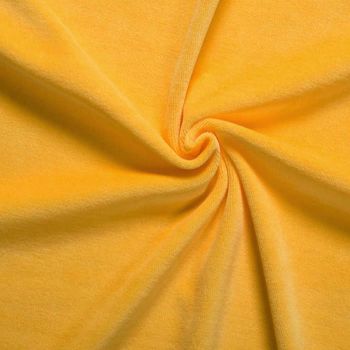 Medvilninis veliūras geltonas, likutis 0.85x1.80m|Audiniai|TavoSapnas