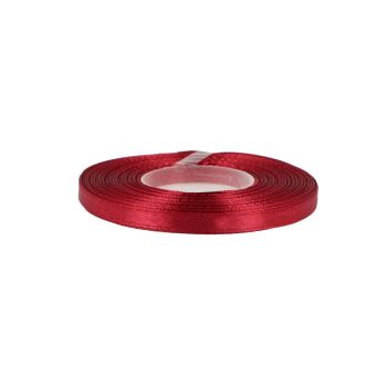 Juostelė atlasinė, bordo 6mm|Siuvimo priedai|TavoSapnas