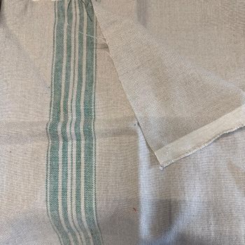 Minkšto sunkesnio lino likutis 0.35x1.40m|Audiniai|TavoSapnas