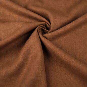 Minkštas plautas linas Peach Brown|Audiniai|TavoSapnas