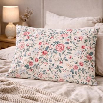 Medvilninis pagalvės užvalkalas su užtrauktuku Puokštė, 50x70 cm|50x70cm|TavoSapnas
