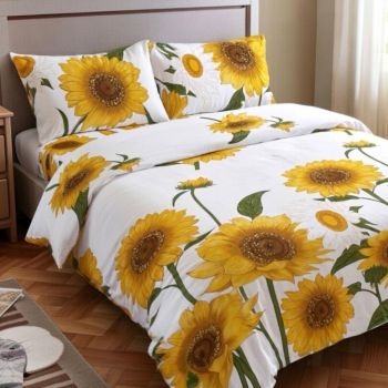Patalynės komplektas Saulėgrąža, 200x200, 70x70 cm|200x200cm|TavoSapnas
