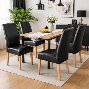 Kėdžių užvalkalai Black, 2 vnt.|Prekės namams|TavoSapnas