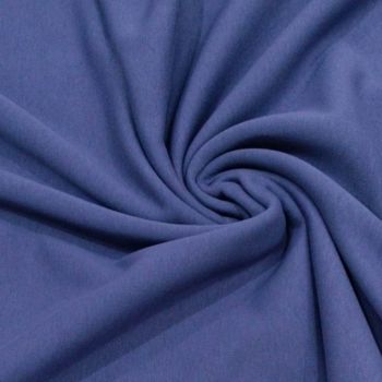 Trikotažas su pūkeliu indigo mėlynas|Audiniai|TavoSapnas