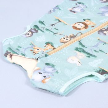 Šiltas miegmaišis su dvipusiu užtrauktuku Mazasis Safaris, 90 cm|Žieminio šiltumo|TavoSapnas