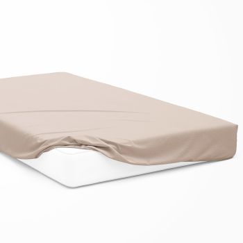 Trikotažinė paklodė su guma, kakavinė, 200x220 cm|Patalynė|TavoSapnas