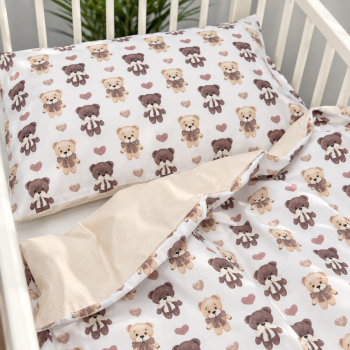 Patalynės komplektas kūdikiui Teddy, 90x120, 40x60 cm|90x120 cm |TavoSapnas