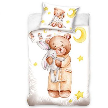 Dvipusė patalynė Teddy Love, 90x120, 40x60 cm|90x120 cm |TavoSapnas