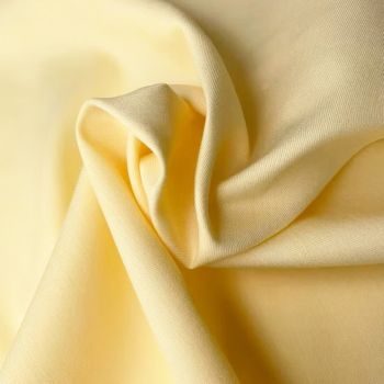 Viskozinis elastinis audinys su linu, pasteliškai gelsvas|Audiniai|TavoSapnas