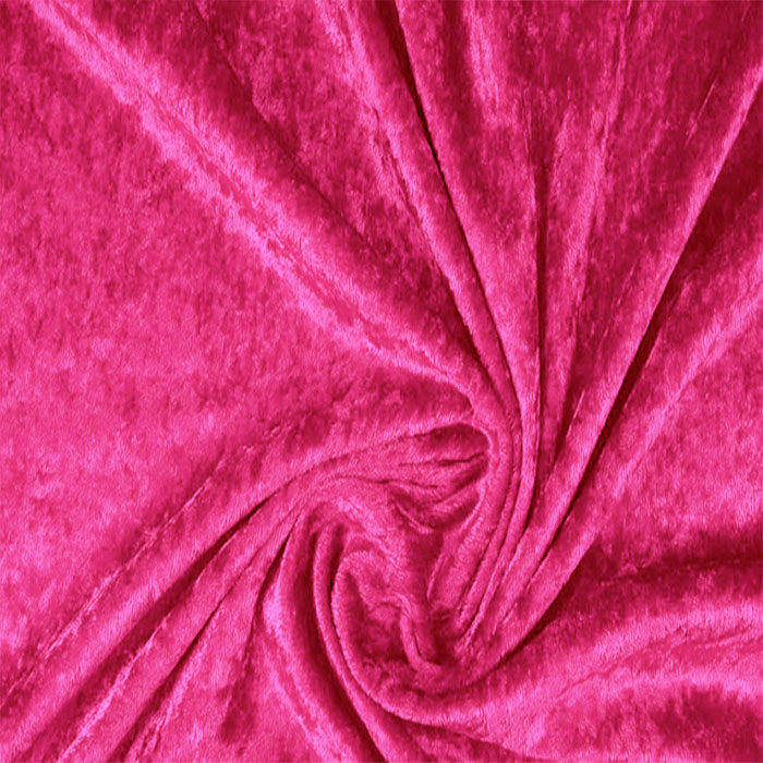 Plonas glamžytas aksomas Bright pink||TavoSapnas