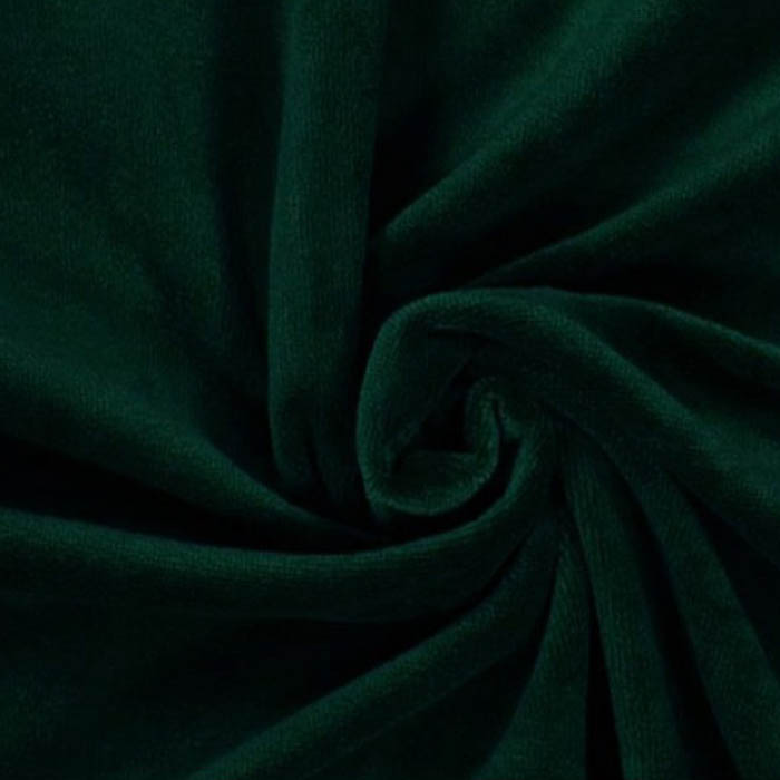 Medvilninis veliūras tamsiai žalias||TavoSapnas